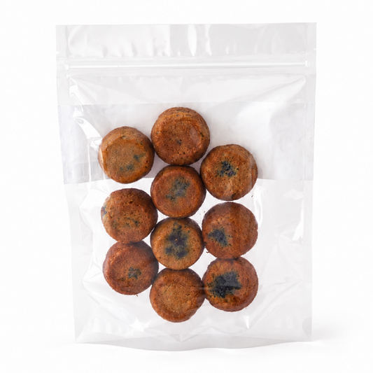 Mini muffins de blueberries