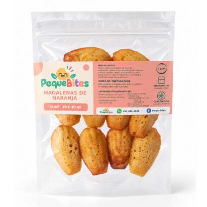 Madalenas de Naranja
