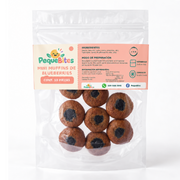 Mini muffins de blueberries