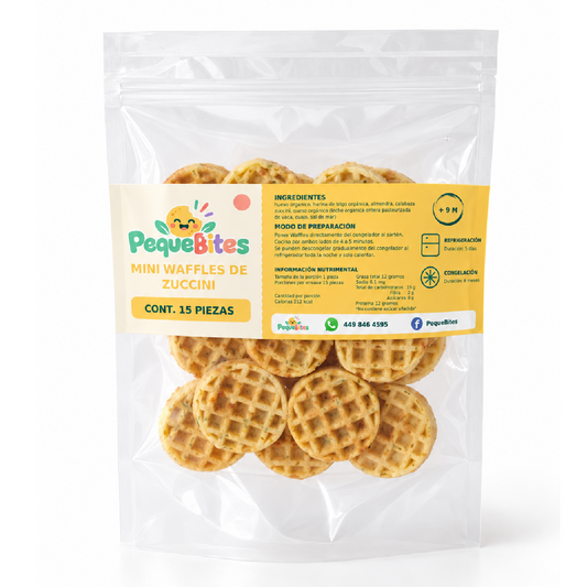 Mini waffles de zuccini