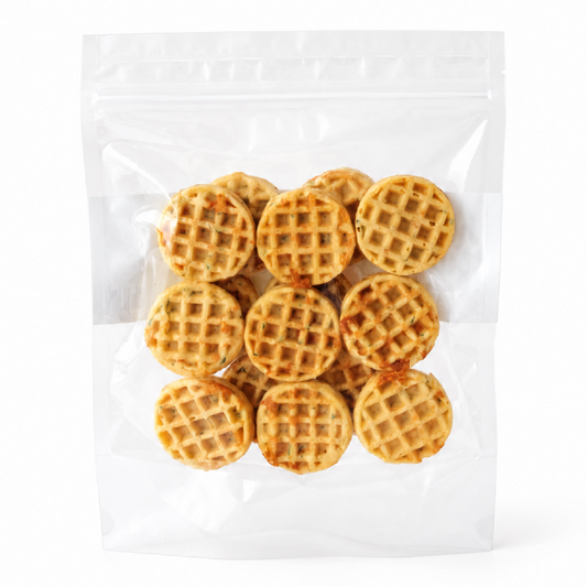 Mini waffles de zuccini